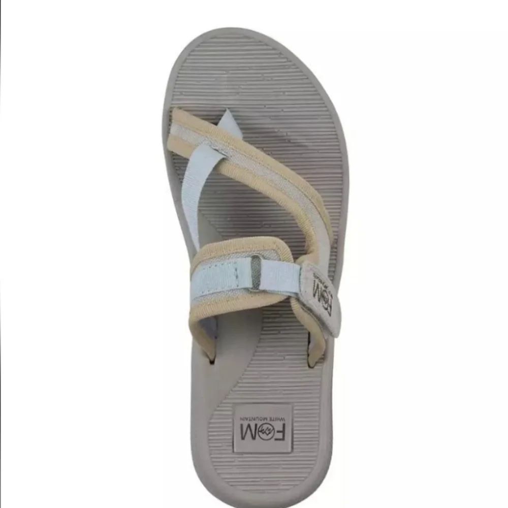 BRAND NEW WHITE MOUNTAIN WOMEN's BASKET ROUND TOE FLATS SANDAL